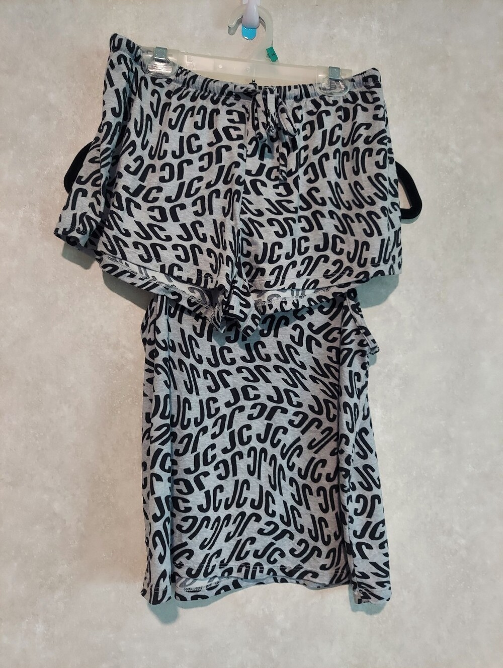 Juicy Couture Pajama Set Small Summer Tank Top Shorts Y2K